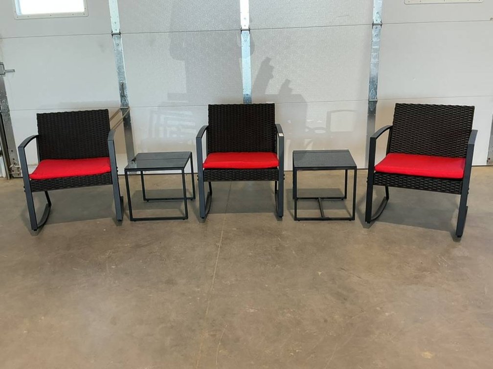 5-Piece Wicker Outdoor Patio Set