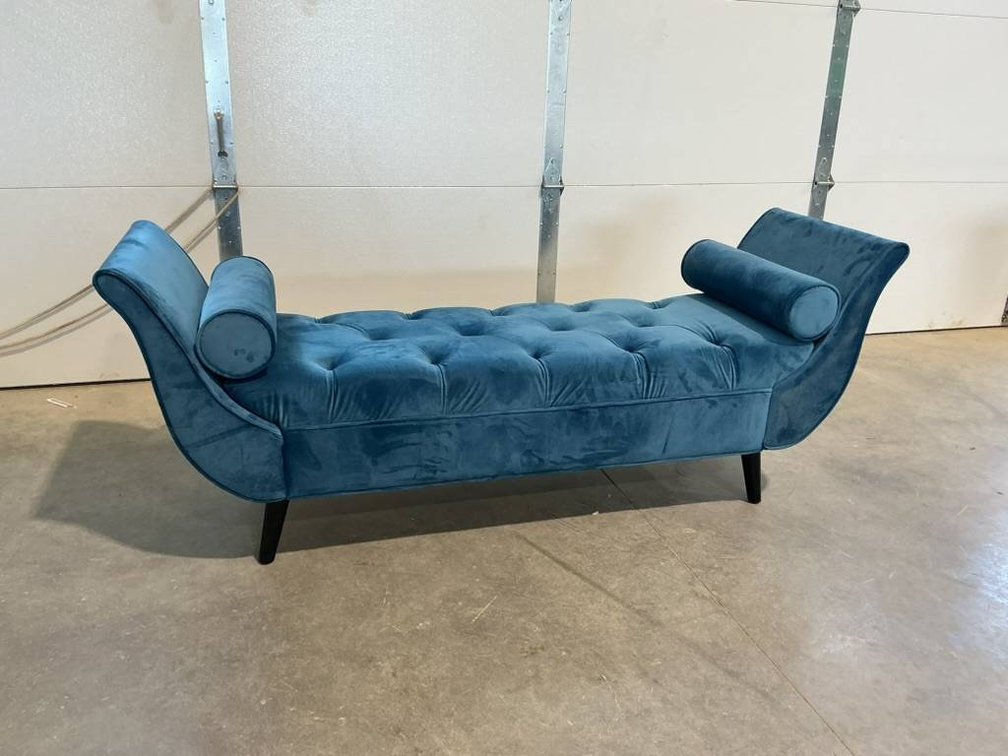 Velvet Upholstered Bench