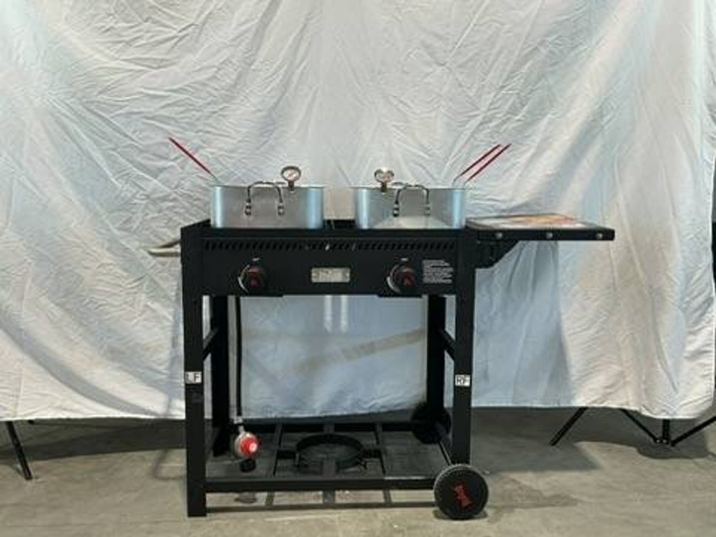 FEASTO 36 Qt. Portable Double Basket Fryer