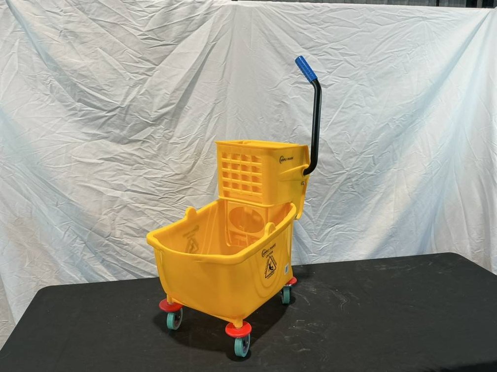 Yellow Mop Bucket With Wringer