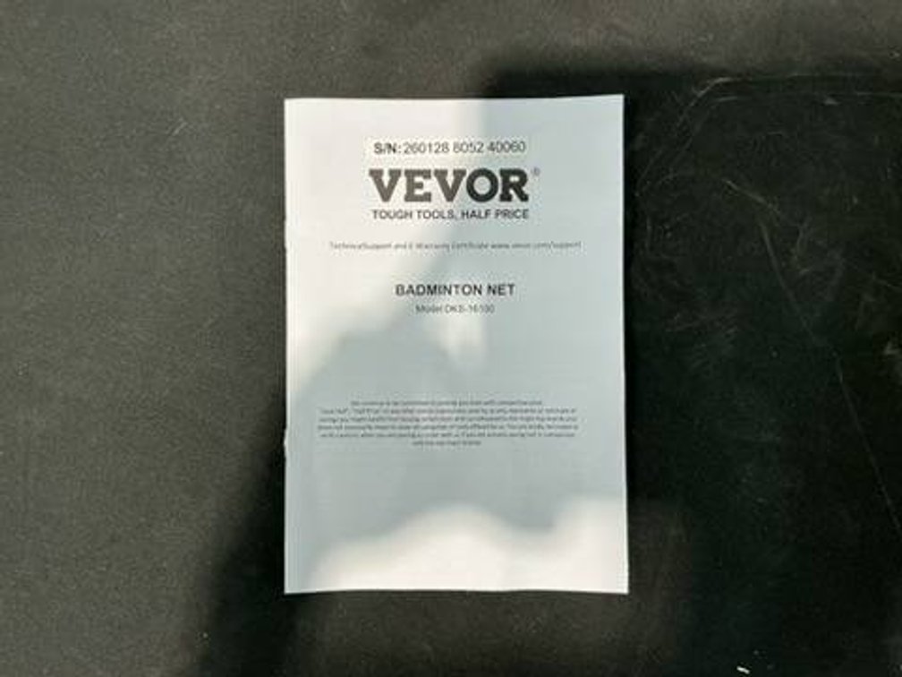 VEVOR Badminton Set with Net, Stands, Rackets, Shuttles, Bag, and Stakes