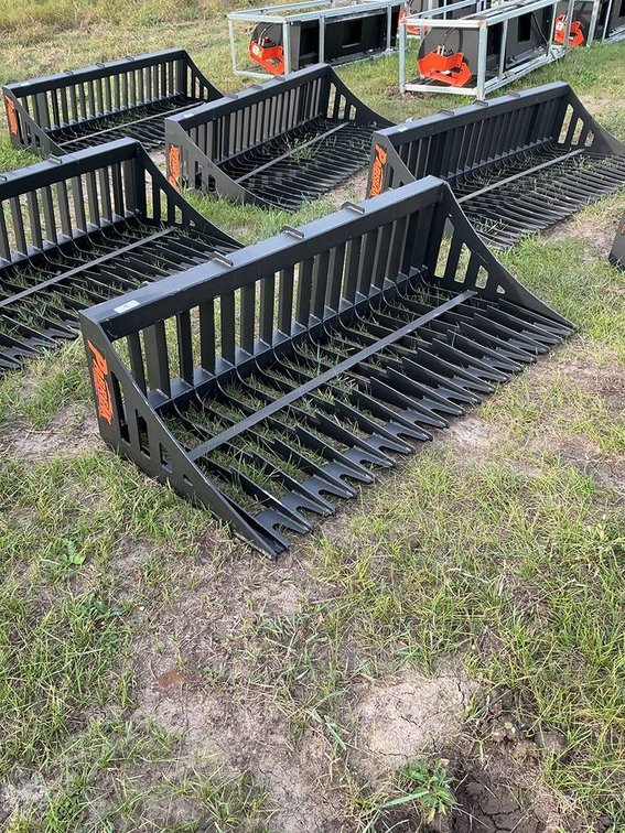 Unused Pabreak 64" Skeleton Skid Steer Bucket