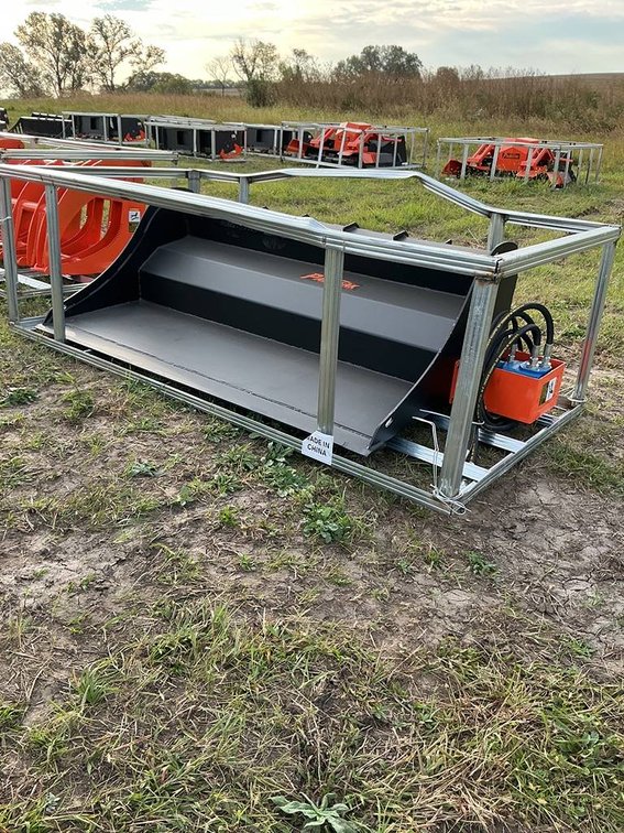 Unused Pabreak Skid Steer Power Rake Bucket