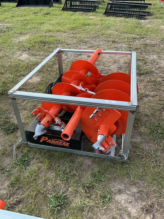Unused Pabreak Skid Steer Drill Auger Kit