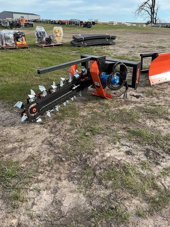 Unused Pabreak 48" Skid Steer Trencher