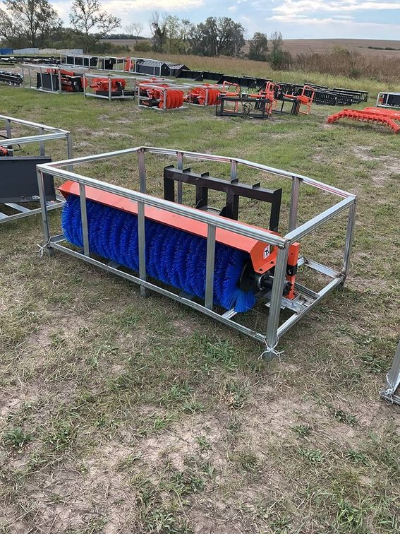 Unused Pabreak 72" Skid Steer Angle Sweeper