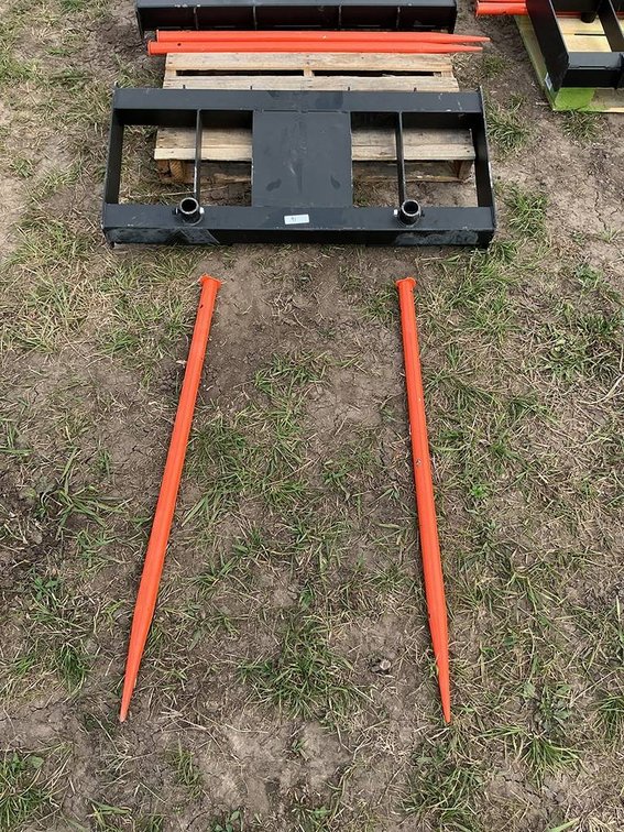 Unused Pabreak 45" Skid Steer Bale Spear Attachment