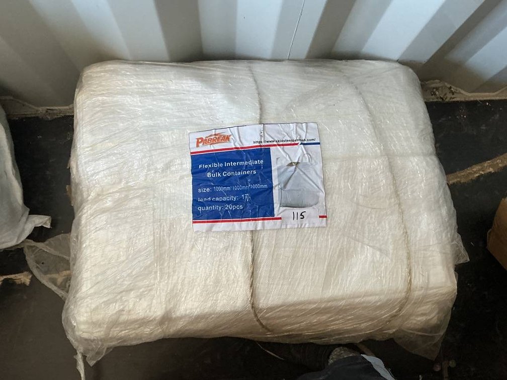 20- Unused Pabreak 1 Ton Flexible Intermediate Bulk Containers