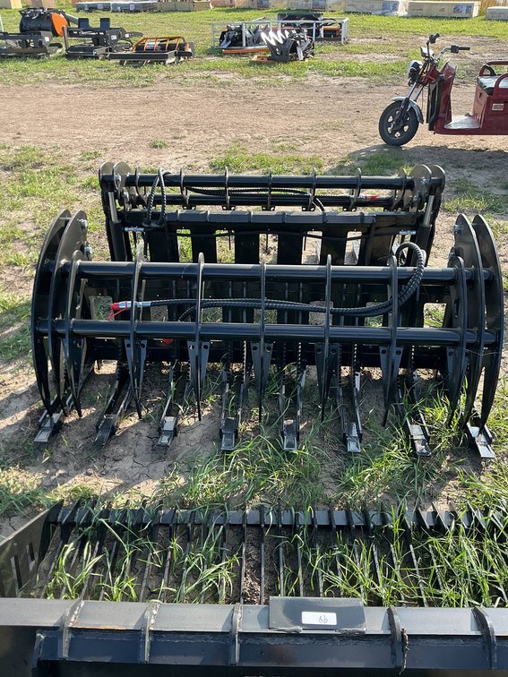 Unused Skid Steer Curved Log Grabber