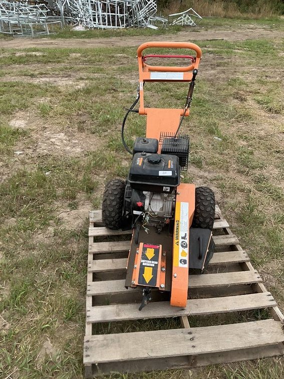 Unused Landhonor Walk Behind Stump Grinder