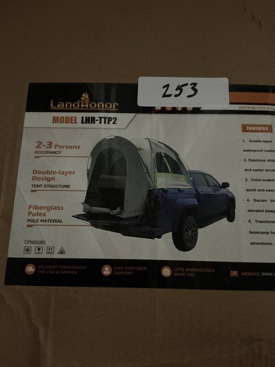 Unused Landhonor 2 Person Truck Tent