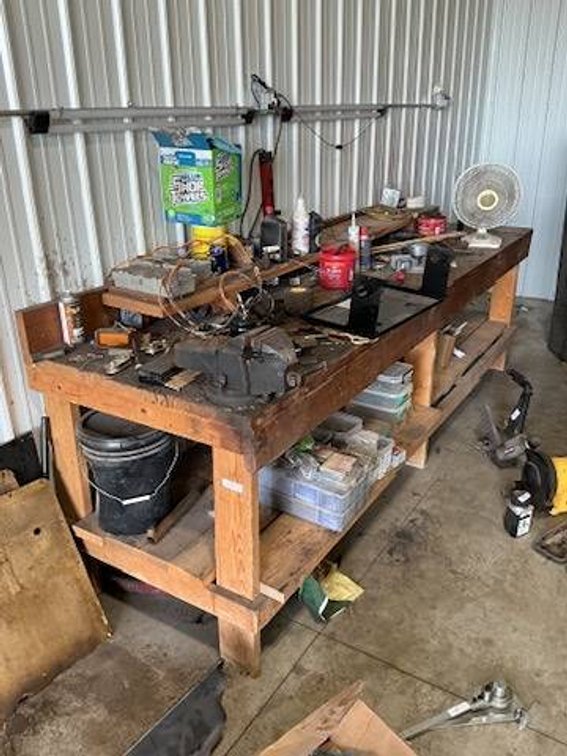 Workbench, Vise and Accessories