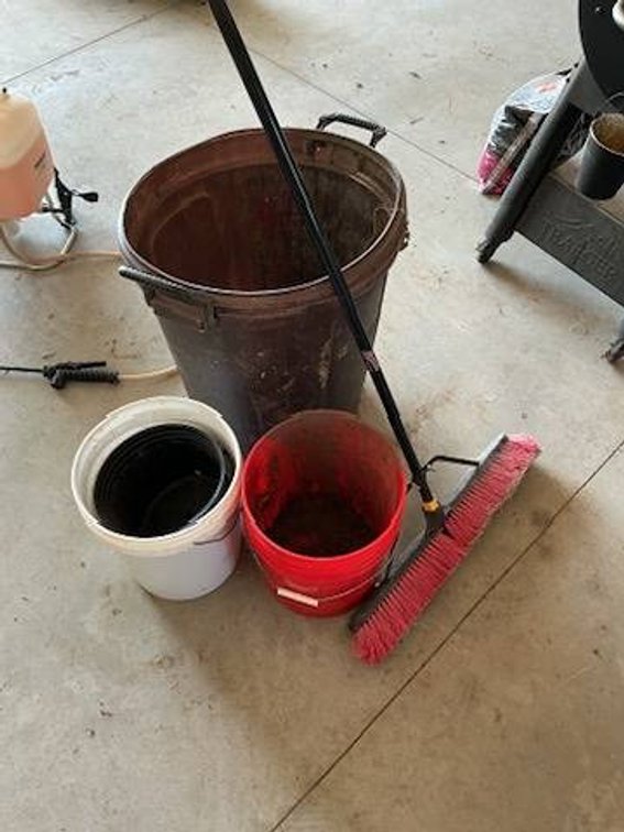 Buckets & Broom