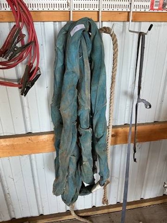 Crane Sling, Rope & Ratchet Strap
