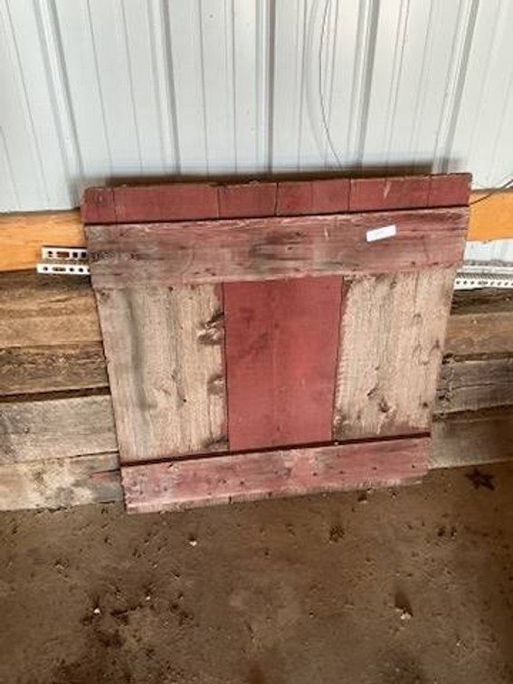 3 - Railroad Ties and Vintage Barn Door
