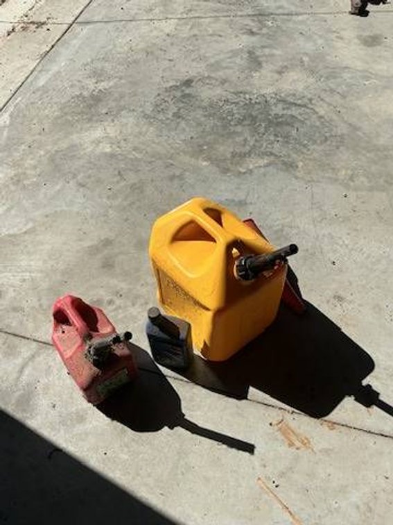 Gas Can, Diesel Can, Funnel & ATF Fluid
