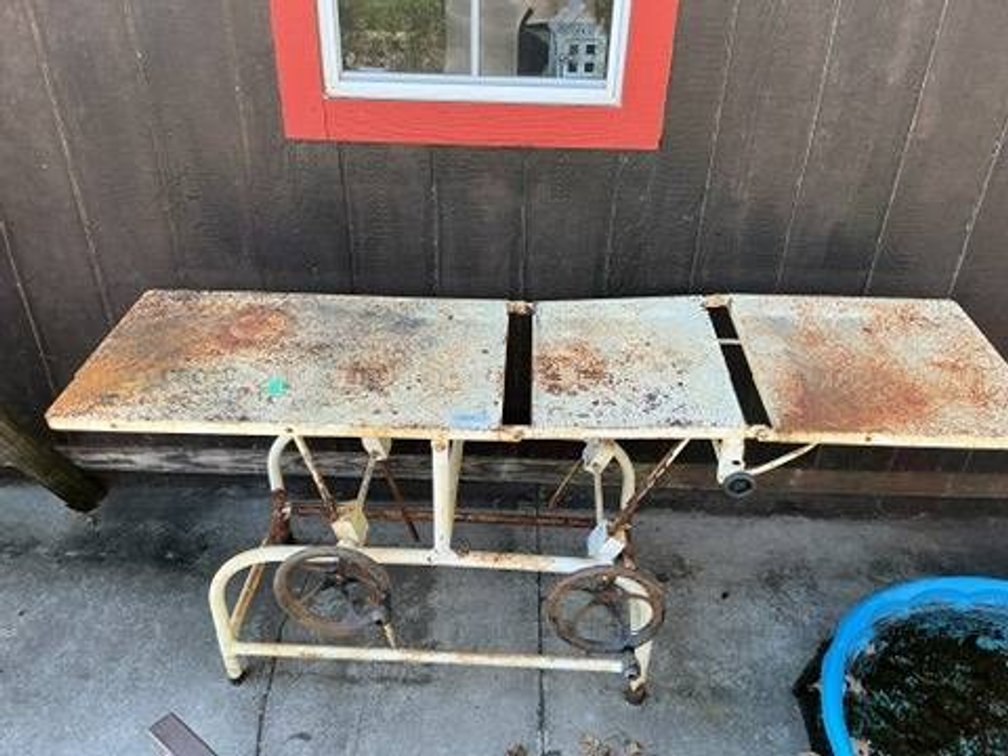 Vintage Hospital Bed