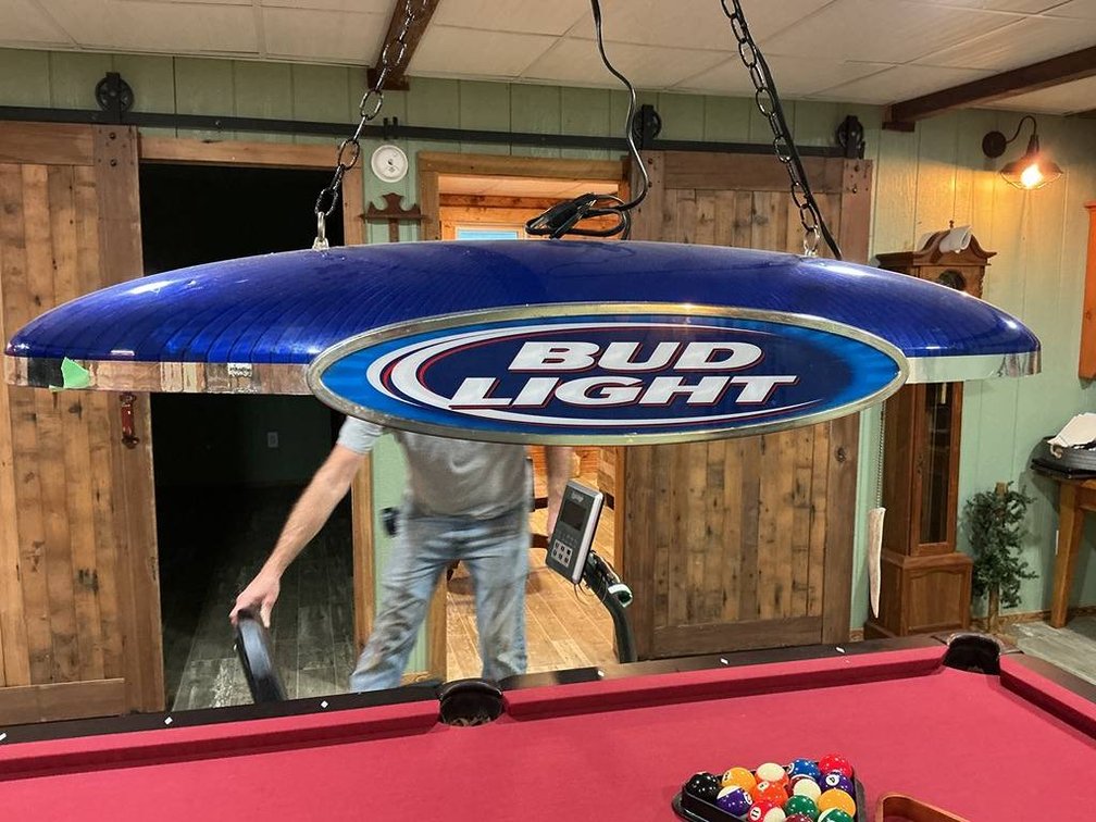 Bud Light Pool Table Light