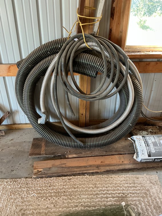 Drainage Line, Water hose, & Flex Conduit