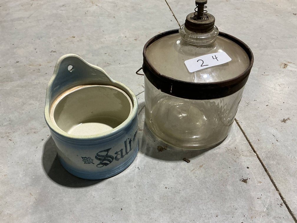 Glass Salt Jar