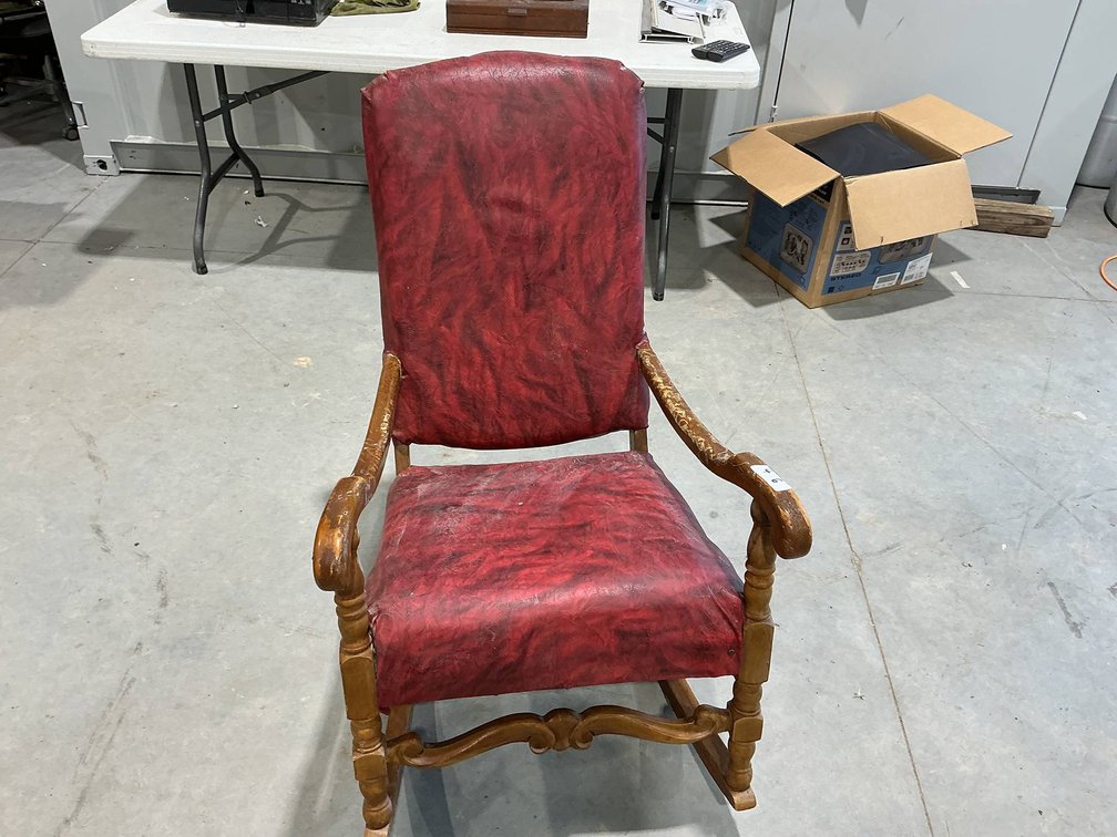 Red Rocking Chair