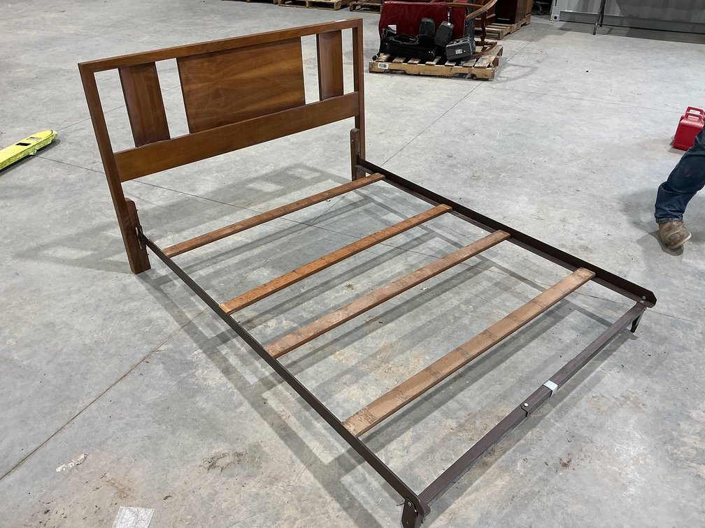 Full Size Bed Fram With Headrest