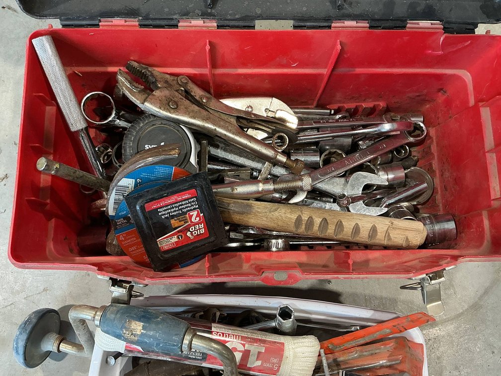 Tool Box With Box Of Tools