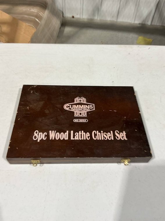 Cummins 8 Piece Wood Lathe Chisel Set