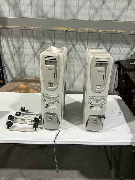2- DeLonghi Radiator Heaters