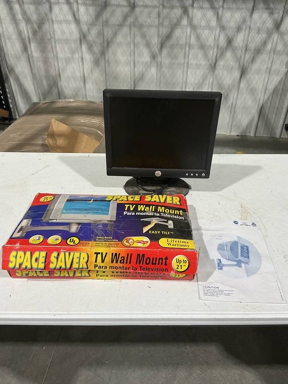 Dell 16" Desktop Monitor, and a TV Wall Mount for 21" TV's