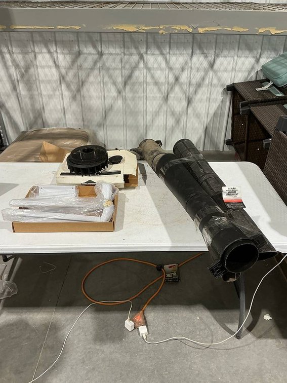 Camper Awning Parts, Briggs and Stratton Engine Cover, 3- Sears Blower Vaccum Attachment