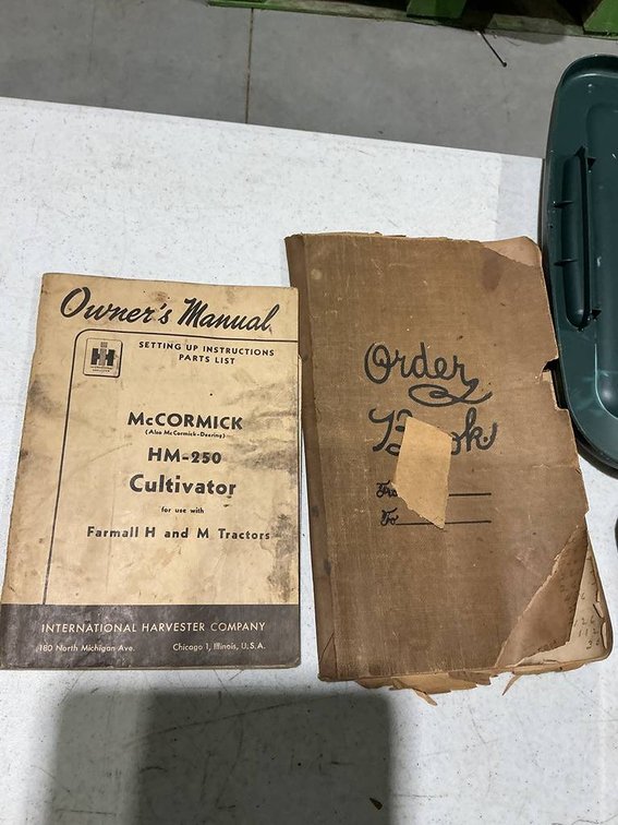 Box Containing Vintage Repair Books and Charts