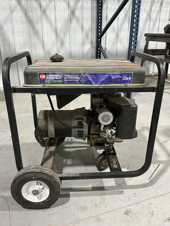 Campbell Hausfeld 5,000 Watt Portable Generator