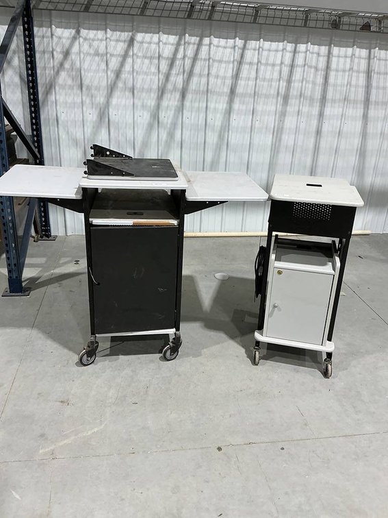 2- Rolling Office Carts
