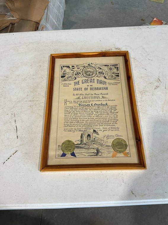 The Great Navy Of The State Of Nebraska Print