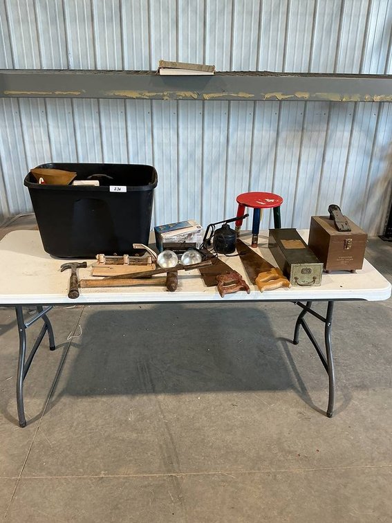 This Lot Consists of a Shoe Cleaning Kit, Handsaws and Hammers, Binder Hole Punch, and Weed Sprayers/Chemicals, and Much More