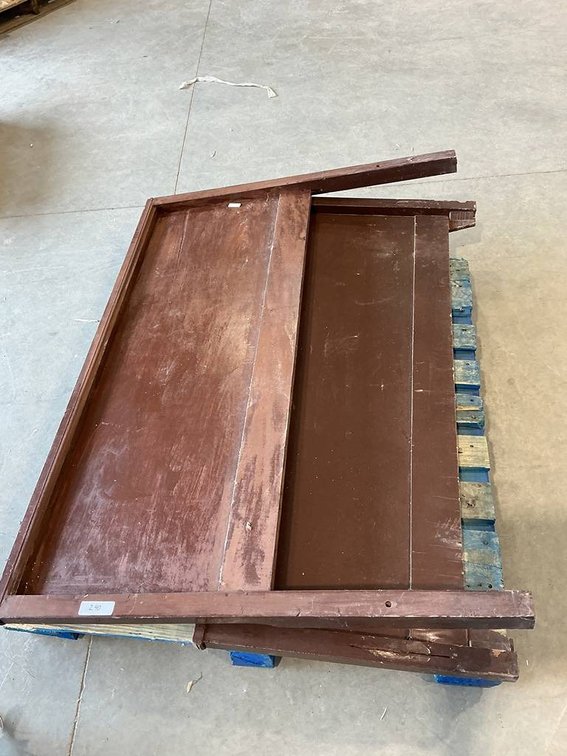 Wooden Headboard and Footboard