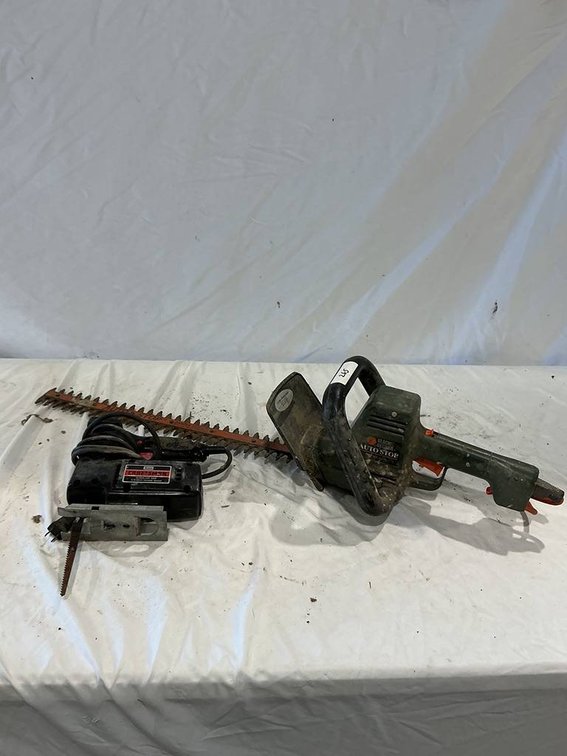 Black & Decker 22" Hedge Trimmer and a Craftsman Scroller Saw