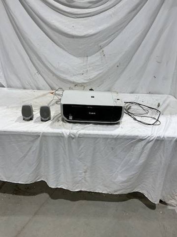 Canon MP210 Printer along with 2- Computer Speakers