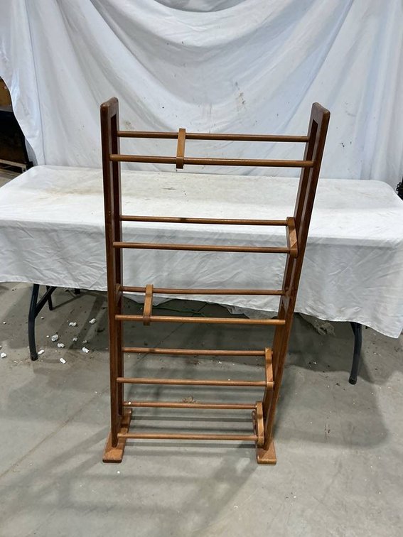 Wooden Media Storage Rack