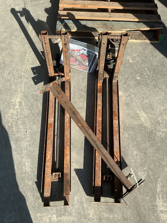 Homemade Mower Lift System