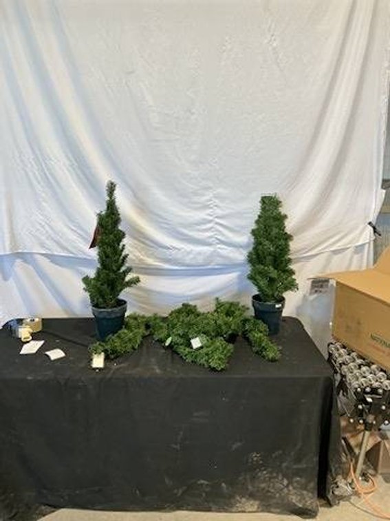National Tree Company Tree and Wreath Set