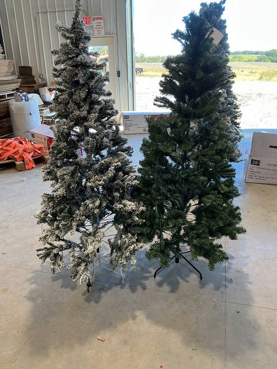 Lot of 2 Christmas Trees