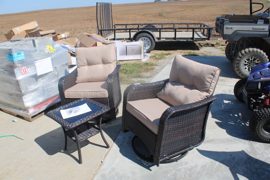 Swivel Glider Sofa Set