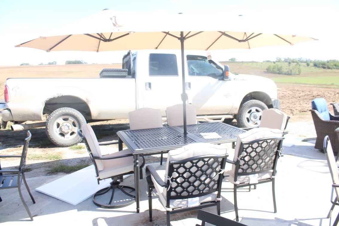 Outdoor Patio Table & 6 - Chairs