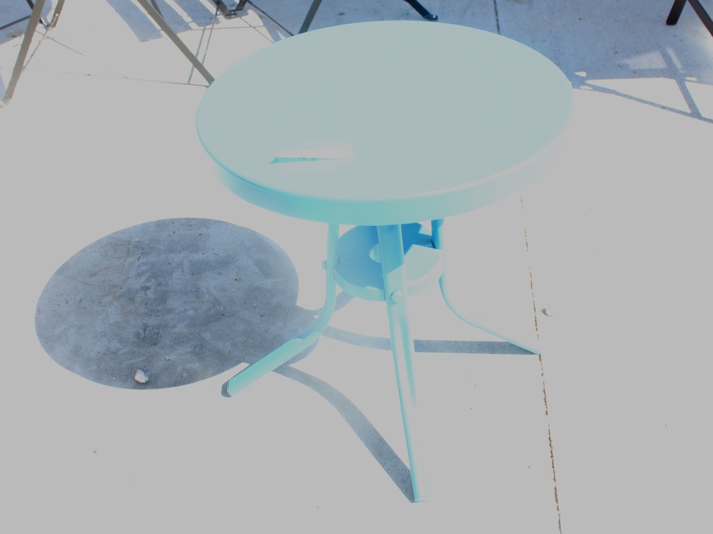 Blue Outdoor Table
