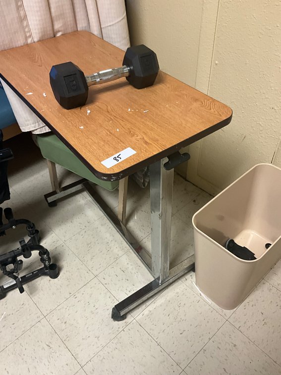 Rolling side table