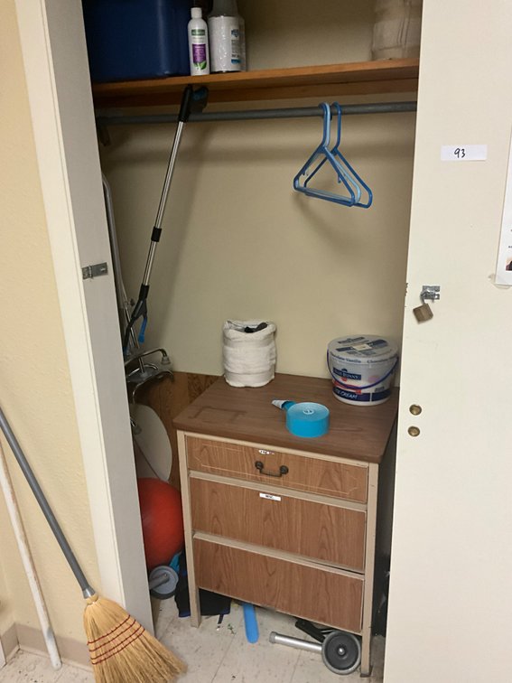Content of closet