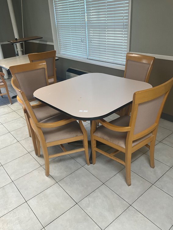 Table and chairs