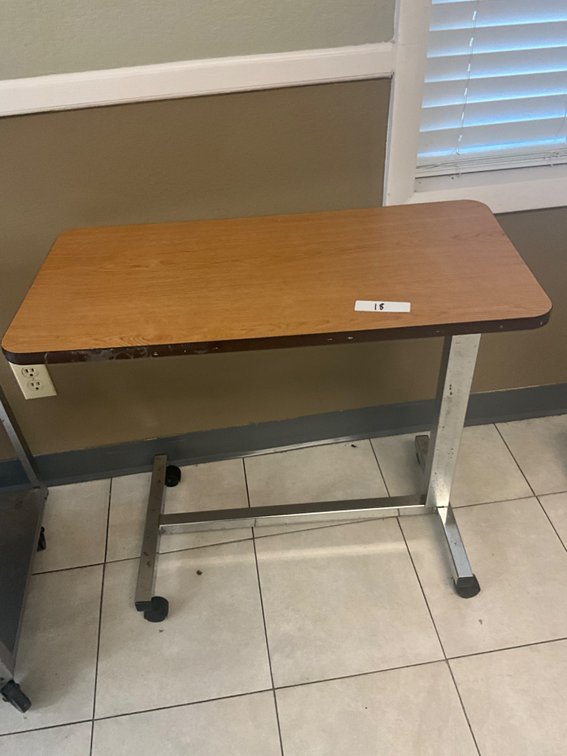 Rolling side table